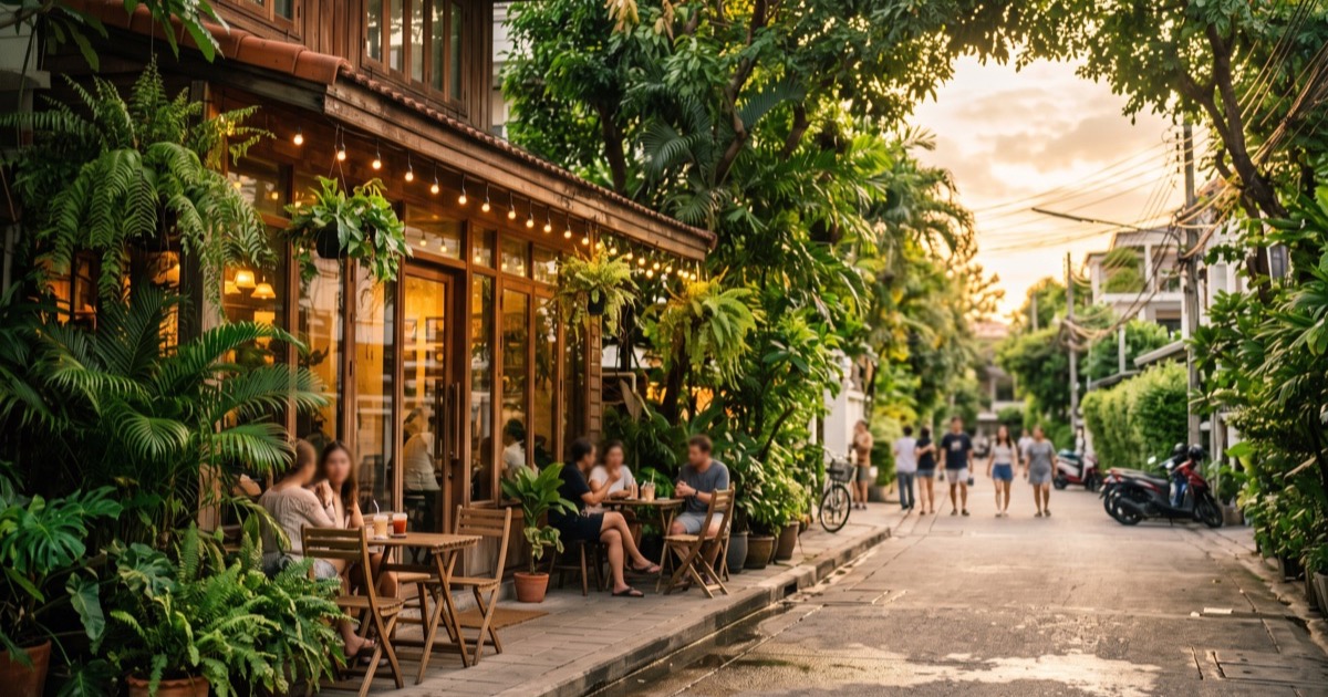 Thonglor Soi 11 — Audrey Café, Japanese Food & The Taste